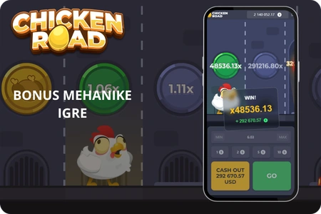 Bonus mogućnosti dostupne igračima u demo verziji igre Chicken Road