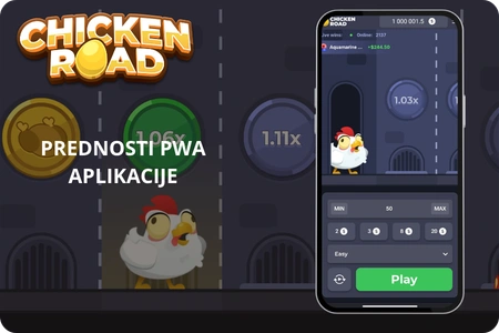 Popis prednosti PWA aplikacije Chicken Road u odnosu na klasične instalacije